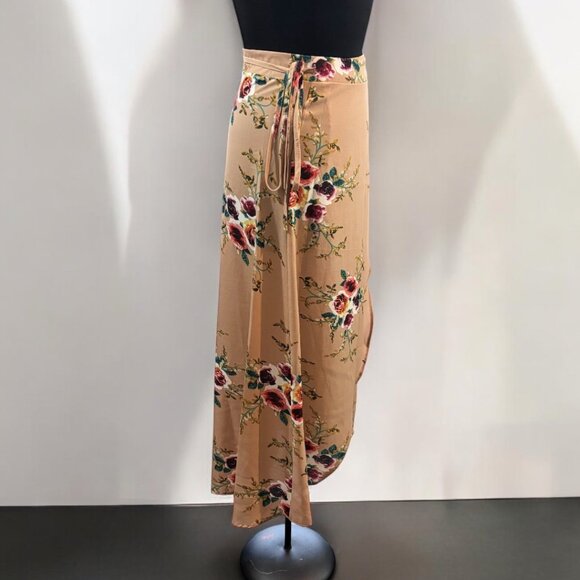 Floral Printed Tied Waist Skirt - Picture 3 of 6